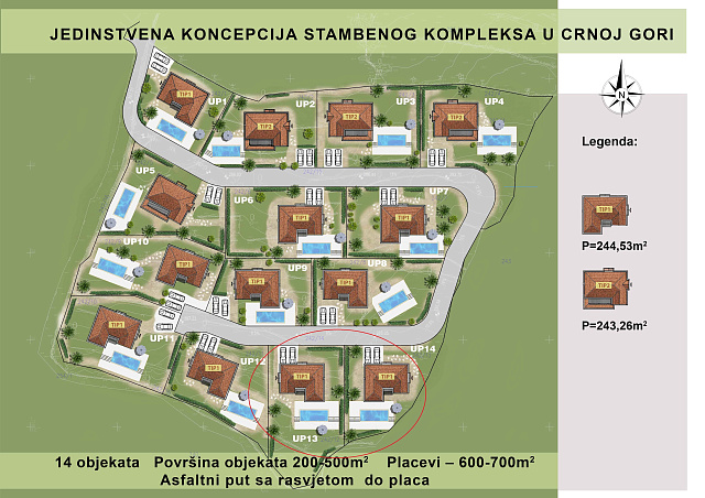 Urbanized plot for the construction of two villas in Trebesinj, Herceg Novi — photo 4
